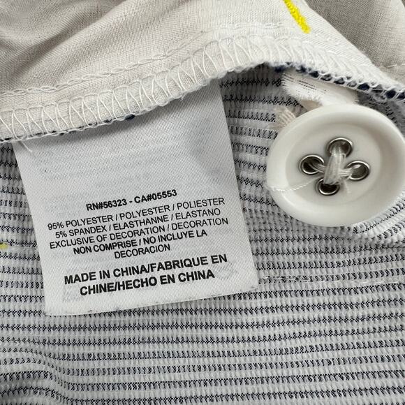 Nike Women's Golf Shorts Sz 6 Tour Performance Dri Fit Gray White Stripe Bermuda - Picture 6 of 11